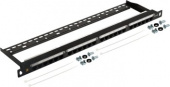 Патч-панель Lanmaster LAN-PPC24U6A 19" 0.5U 24xRJ45 кат.6A UTP