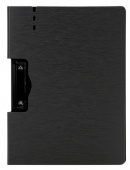 Папка-планшет Deli 64512DK-GREY A4 полипропилен вспененный темно-серый с крышкой