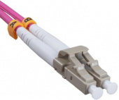 Кабель CABEUS FOP-50-OM4-LC-LC-5M ШНУР ОПТИЧЕСКИЙ DUPLEX LC-LC 50/125 MM OM4 5М LSZH