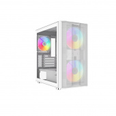 Корпус ПК без блока питания Case SAMA S30 White, Midi-Tower, TG, 2x140mm + 1x120mm ARGB, 1xUSB 3.0 +