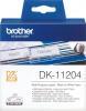 Картридж ленточный Brother DK11204 черный на белом для Brother QL-570