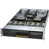 Платформа для сервера Supermicro Server AS-2126HS-TN 2U (2x AMD EPYC 9004 9005 24x DDR5 RDIMM 16x Hs