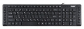 Клавиатура Acer OKW010 черный USB slim Multimedia (ZL.KBDEE.002)