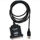 Кабель-адаптер USB A (вилка) -> LPT (прямое подключение к LPT порту принтера) VCOM <VUS7052>1.8м