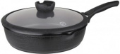 Сотейник Rondell Escurion RDA-871 4.0л. d=28см (с крышкой) черный