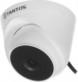 Камера видеонаблюдения аналоговая Tantos TSc-E2HDf 2.8-2.8мм HD-CVI HD-TVI цв. корп.:белый/черный (0