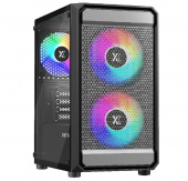 Корпус XASTRA A303M 3FRGB без БП боковая панель из закалённого стекла USB 3.0 USB 2.0 A303M-2FC14F-1