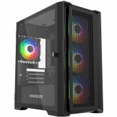 Корпус POWERCASE Alisio Micro X4B V2 CAMCXB-A4 black окно из закаленного стекла ARGB USB3.0 2*USB2.0