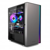 Корпус PCCOOLER LM300 ARGB BK черный без БП закаленное стекло USBA 3.0 2*USBA 2.0