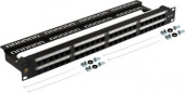 Патч-панель Lanmaster LAN-PPC48U6A 19" 1U 48xRJ45 кат.6A UTP