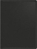 Папка метал.зажим Silwerhof Eco SE-04CBLK A4 пластик 0.5мм черный