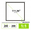 Экран Cactus 200x200см MotoExpert CS-PSME-200x200-WT 1:1 настенно-потолочный рулонный белый (моториз