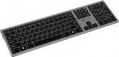 Клавиатура Оклик 890S серый USB беспроводная slim