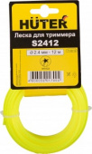 Леска для садовых триммеров Huter S2412 d=2.4мм L=12м для GGT-800S(T)/1000S(T)/1300S(T)/1500S(T) (71