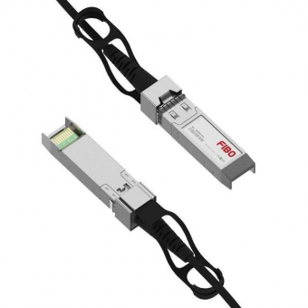 Кабель FIBO FIBO-FT-S10-DAC3m  DAC Copper cable 10G SFP+ -to- SFP+ 30AWG витая пара 3M