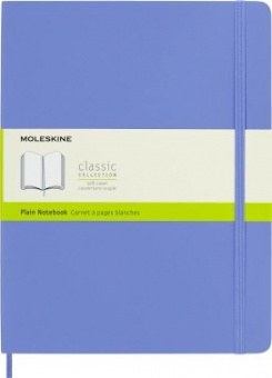 Блокнот Moleskine CLASSIC SOFT QP623B42 XLarge 190х250мм 192стр. нелинованный мягкая обложка голубая