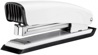 Степлер Kw-Trio 055C6WHITE 24/6 26/6 (20листов) встроенный антистеплер белый 210скоб металл/пластик 