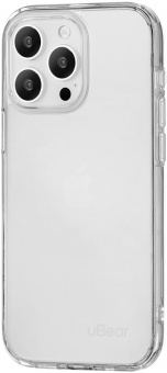 Чехол (клип-кейс) uBear для Apple iPhone 15 Pro Max Real Case прозрачный (CS251TT67PRL-I23)