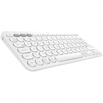 Клавиатура Logitech K380 белый беспроводная BT (920-009589)