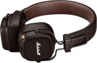 Гарнитура накладные Marshall Major IV коричневый беспроводные bluetooth оголовье (MAJOR IV BROWN)