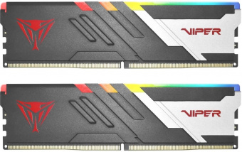 Память DDR5 2x24GB 6000MHz Patriot PVVR548G600C30K Viper Venom RGB RTL Gaming PC5-48000 CL30 DIMM 28