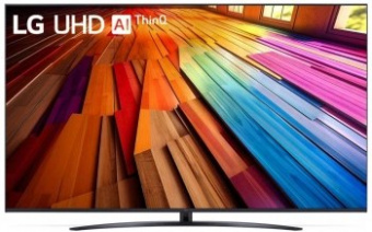 Телевизор LED LG 75" 75UT81006LA.ARUB черный 4K Ultra HD 60Hz DVB-T DVB-T2 DVB-C DVB-S2 USB WiFi Sma