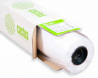 Бумага Cactus CS-LFP80-914175 A0+ 914мм-175м/80г/м2/белый CIE171% инженерная бумага втулка:76.2мм (3