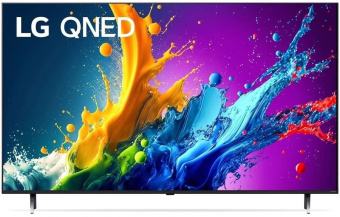 Телевизор LED LG 86" 86QNED80T6A.ARUG черный титан 4K Ultra HD 60Hz DVB-T DVB-T2 DVB-C DVB-S DVB-S2 