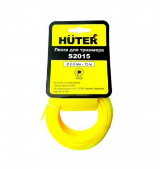 Леска для садовых триммеров Huter S2015 d=2мм L=15м для Huter GET-1200SL (71/1/10)
