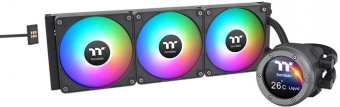 Система водяного охлаждения Thermaltake TH360 V2 Ultra EX ARGB Soc-AM5/AM4/1200/1700/1851 черный 4-p