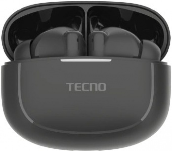 Гарнитура внутриканальные Tecno Buds 4 Air BD04 черный беспроводные bluetooth в ушной раковине (BD04
