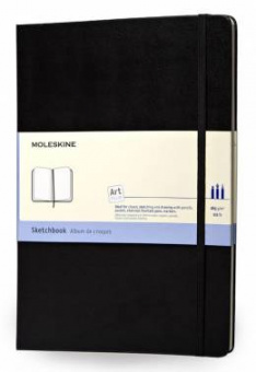Блокнот для рисования Moleskine ART SKETCHBOOK ARTQP063 Large 130х210мм 104стр. твердая обложка черн