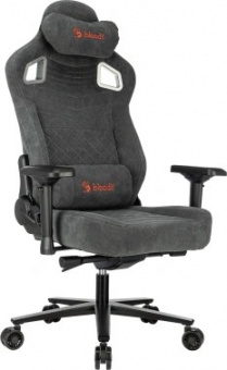 Кресло игровое A4Tech Bloody GC-660 серый Formula 968 искусственная замша с подголов. крестов. метал