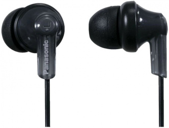 Наушники внутриканальные Panasonic RP-HJE119EEK 1.1м черный проводные в ушной раковине