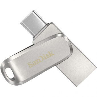 Флеш Диск Sandisk 512Gb Ultra Dual Drive Luxe SDDDC4-512G-G46 USB3.1 серебристый