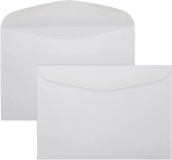 Конверт Silwerhof Eco 250.100 C5 162x229мм белый клеевой слой 80г/м2 (pack:100pcs)