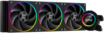 Система водяного охлаждения ID-Cooling SL360 ARGB Soc-AM5/AM4/1200/1700/1851 черный 4-pin 14-30dB Al