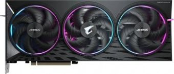 Видеокарта GIGABYTE PCI-E RX9070XT AORUS E 16GB GDDR6 256bit GV-R9070XTAORUS E-16GD 2xDP 2xHDMI 3FAN