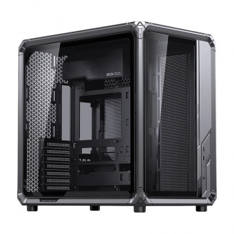 Корпус без блока питания Case JONSBO X400 Pro, Midi-Tower, TG, no fan, 2xUSB-A 3.0 + 1xUSB-C 3.2, AT