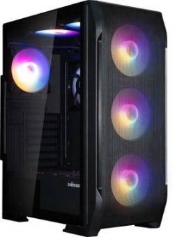 Корпус ZALMAN N7 PLUS V2 ATX BLACK WINDOW 1xCombo 3.5” or 2.5” 1 x 3.5” 3 x 2.5” 2xUSB2.0 1xUSB3.0 F