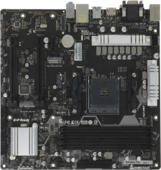Материнская плата Biostar B550MX/E PRO Soc-AM4 AMD B550 4xDDR4 mATX AC`97 8ch(7.1) GbLAN RAID+VGA+DV