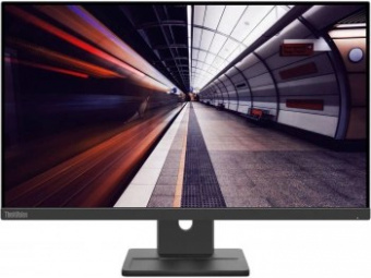 Монитор Lenovo 23.8" ThinkVision E24-30 черный IPS LED 4ms 16:9 HDMI M/M матовая HAS Piv 1300:1 250c