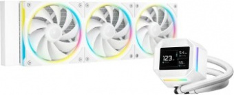 Система водяного охлаждения Deepcool LM360 WH ARGB Soc-AM5/AM4/1200/1700/1851 белый 4-pin 19-36dB Al