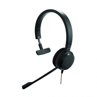 Наушники с микрофоном Jabra EVOLVE 30 II MS Mono черный/красный 2м накладные USB оголовье (5393-823-