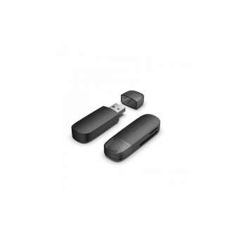 Картридер Vention USB 3.0 (SD+TF) Черный CLGB0