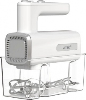 Миксер ручной Vitek VT-HM5005 800Вт белый/серебристый