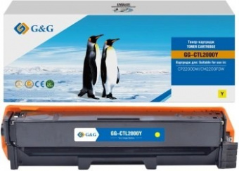 Картридж лазерный G&G GG-CTL2000Y CTL2000Y желтый (1500стр.) для Pantum CP2200DW/CM2200FDW с чипом