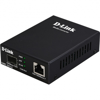Медиаконвертер D-LINK DMC-G10SC/A1A с 1 портом 100/1000Base-T и 1 портом 1000Base-LX с разъемом SC д