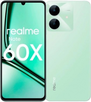 Смартфон Realme RMX3938 Note 60х 128Gb 4Gb зеленый моноблок 3G 4G 2Sim 6.74" 720x1600 Android 14 8Mp