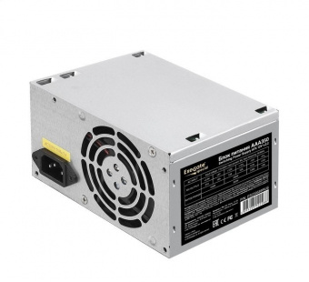 Блок питания ATX EXEGATE AAA350 ES259589RUS-PC 350W, PC, 8cm fan, 24p+4p, 2*SATA, 1*IDE + кабель 220